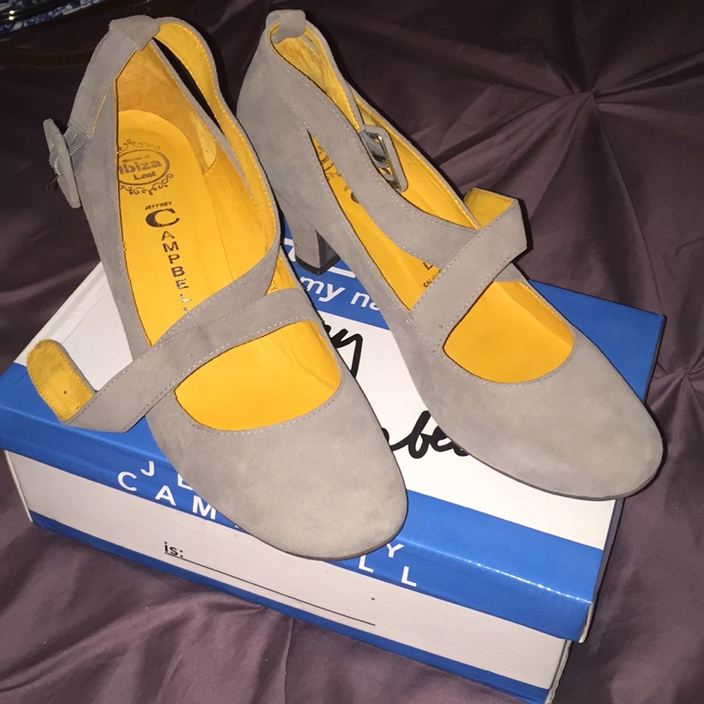 Jeffrey Campbell suede Grey shoes
